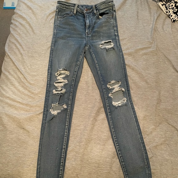 American Eagle Outfitters Denim - HIGH WAISTED AMERICAN EAGLE JEANS